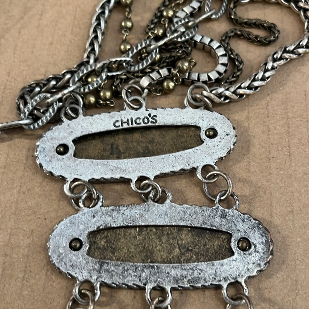 Chicos Hammered Primitive Belt, Different Chains … - image 6